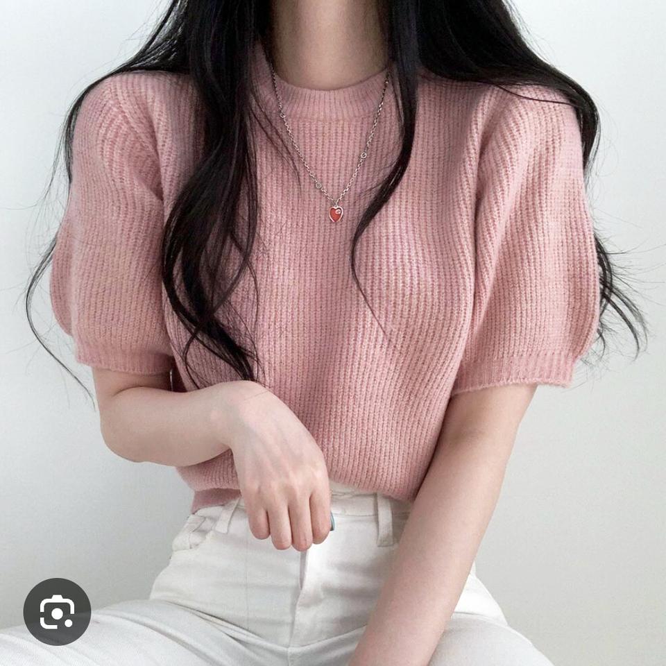 프리티영띵(pyt) 퍼프소매 니트 프리사이즈 새상품