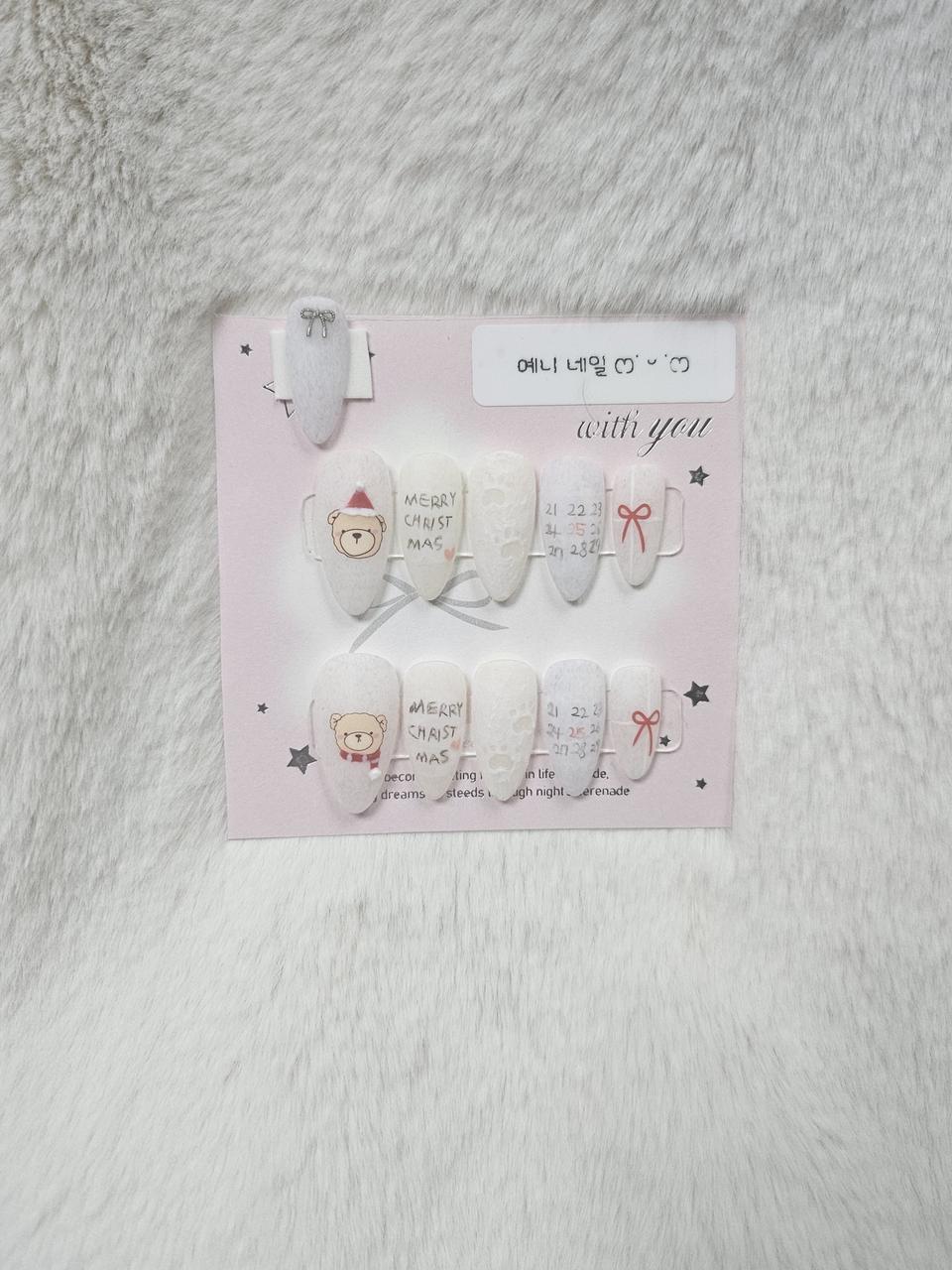 [수제네일팁] 크리스마스 네일팁