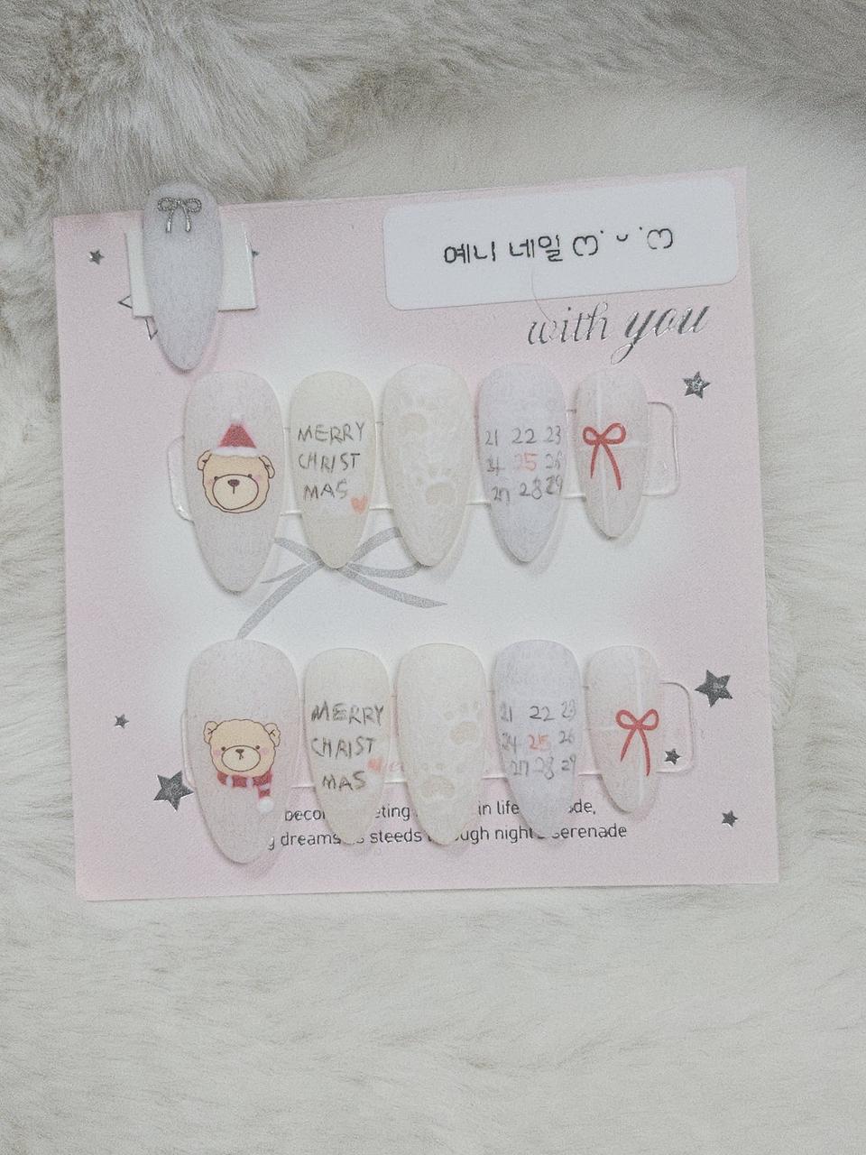 [수제네일팁] 크리스마스 네일팁