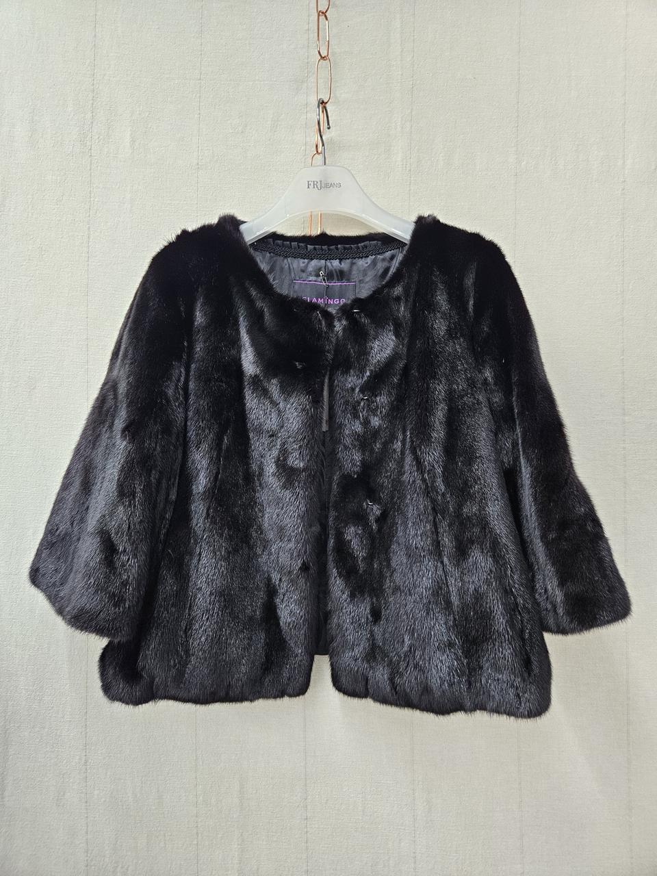 후라밍고  코펜하겐퍼 밍크 숏코트