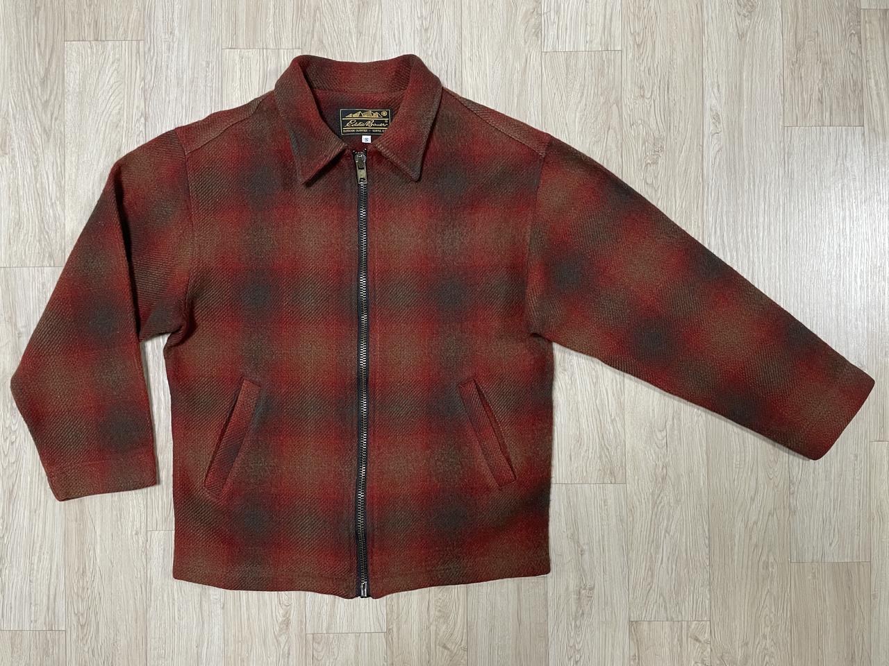 100) 70s 에디바우어 체크 울 스포츠자켓(미국제)RRL&LVC&폴로