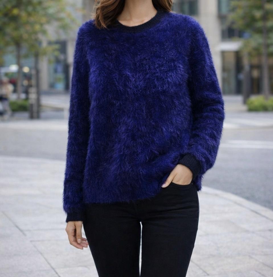 앙고라 니트 탑 (F/66~77)