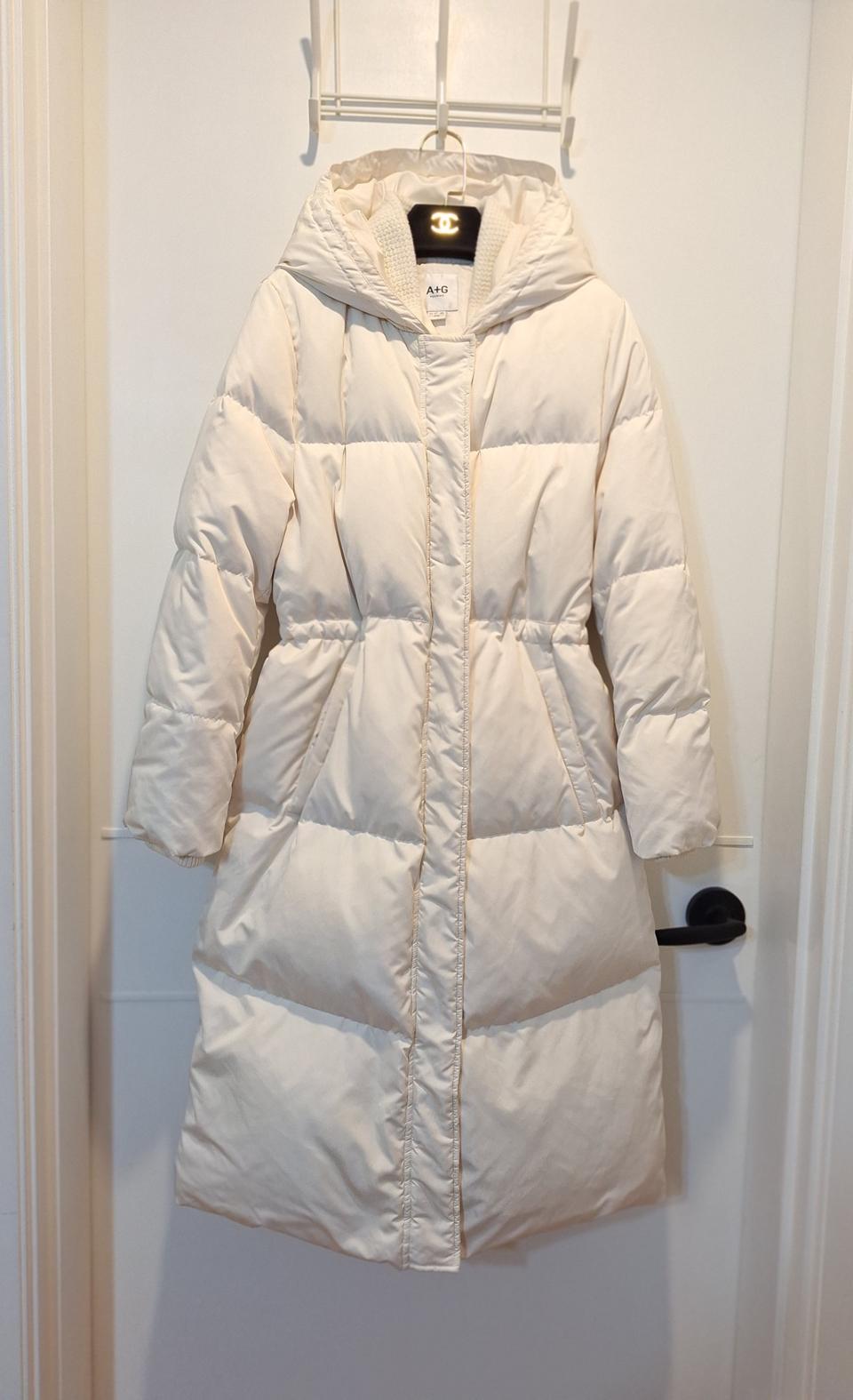 A+G 엣지 여성 구스 롱패딩