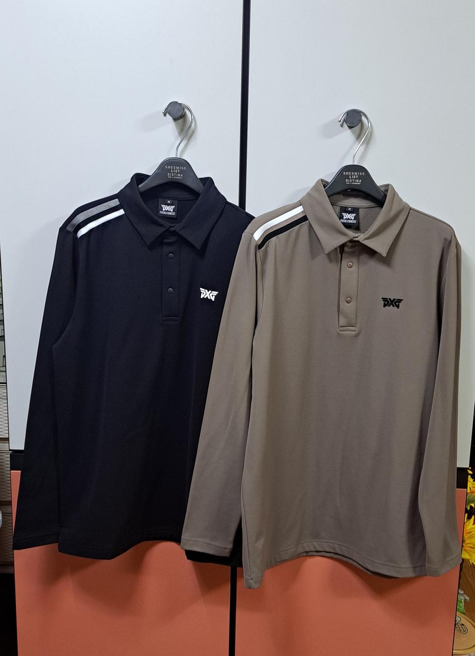 (M.L.XL)PXG 남성용 기모 골프티