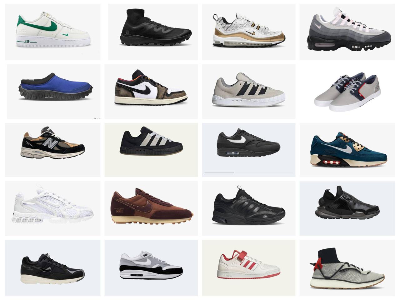 남성운동화 20족 일괄