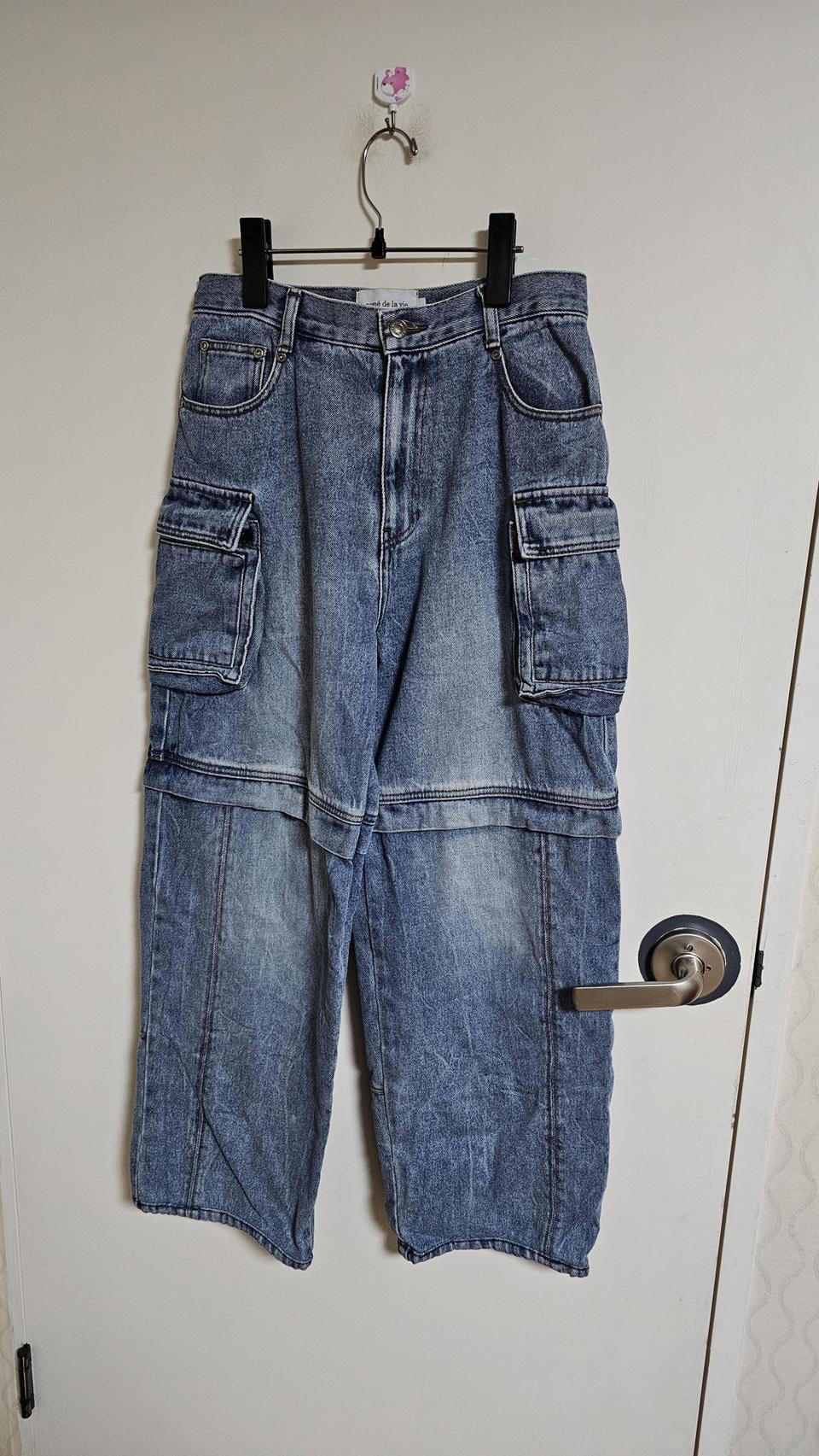 아크메드라비 카고 여성 청바지