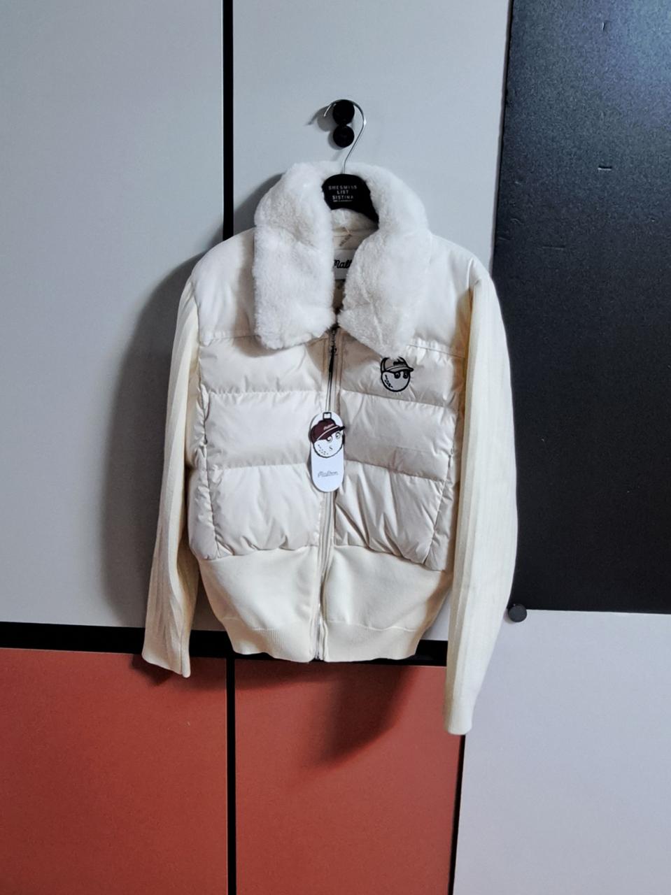 (S.M.L)MALBON 여성용 컬러배색 하이브리드 다운쟈켓