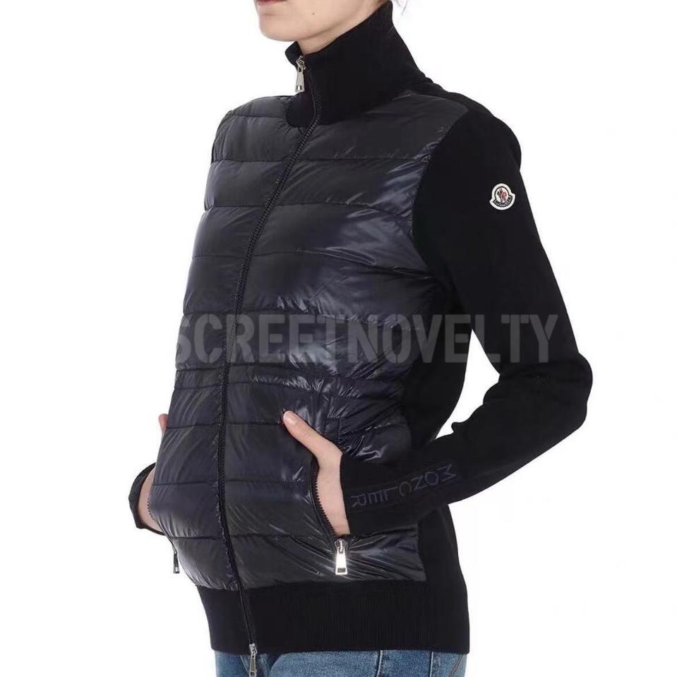 몽끌레어 여성 집엎 자켓 블랙