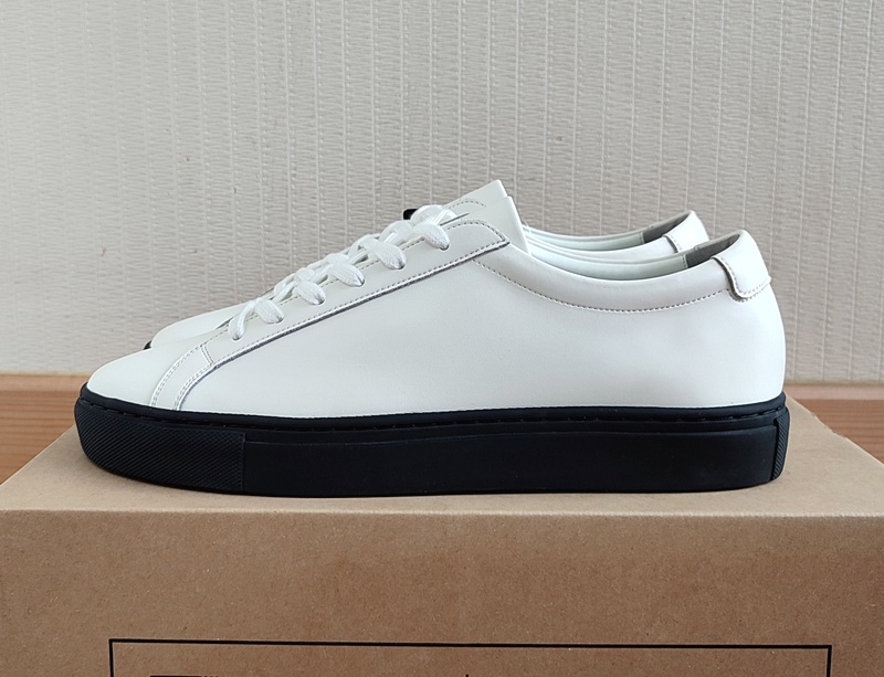 브랜드 가죽스니커즈265 남성 식스핏 새상품 운동화 키높이