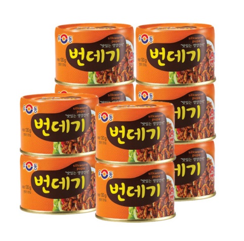 유동 번데기 130g 10개 통조림