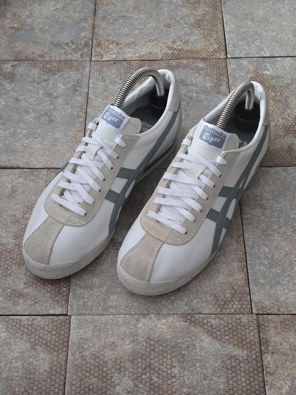 (260)오니츠카타이거 코르세어 화이트 그린 스니커즈 운동화