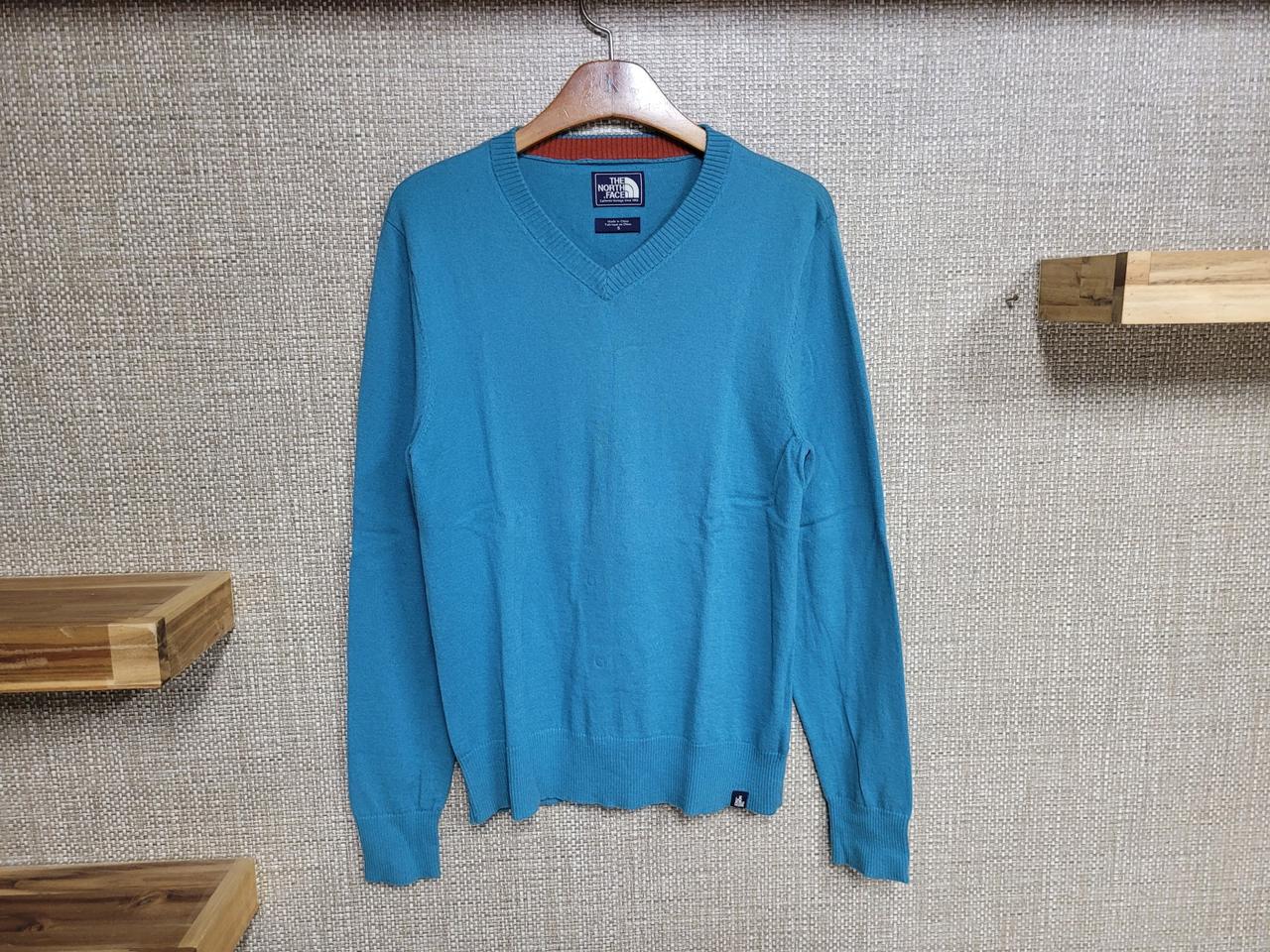 S 95사이즈 노스페이스 브이넥 니트 wool