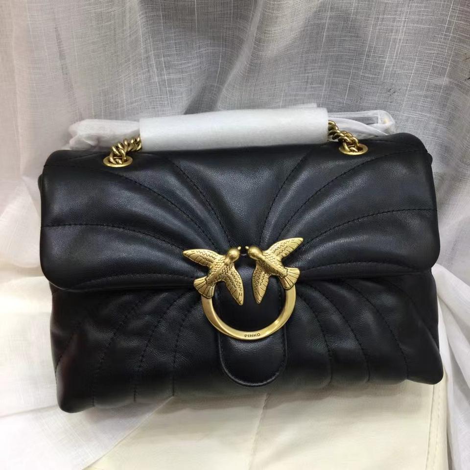 PINKO 핀코 블랙 숄더백 체인백 스몰 미디움 사이즈