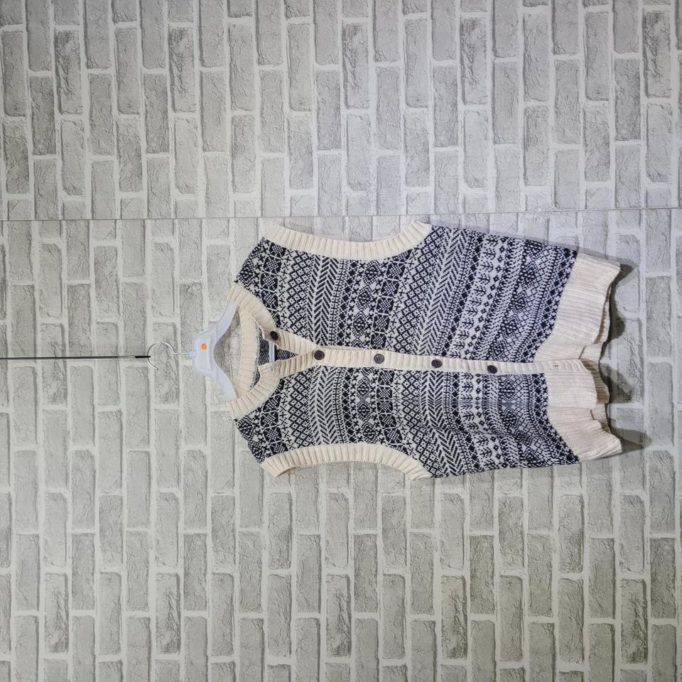 ㅈ228 패턴 니트조끼