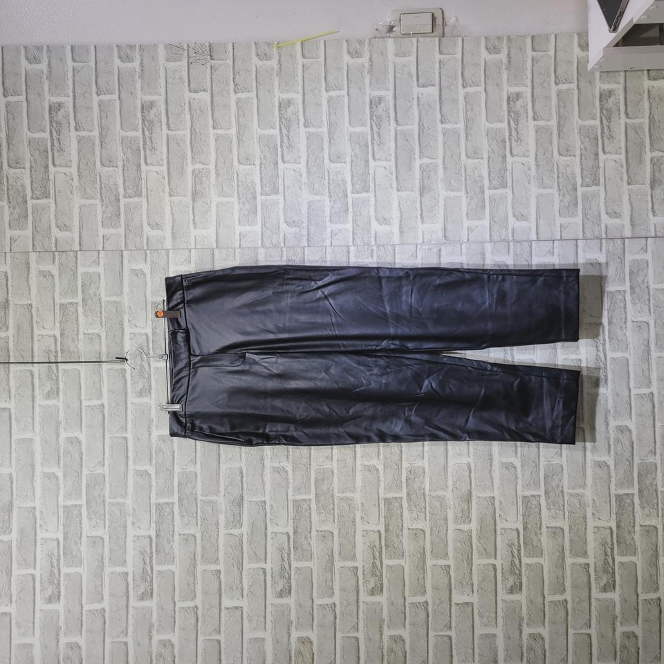 ㅈ249 페이크레더 팬츠