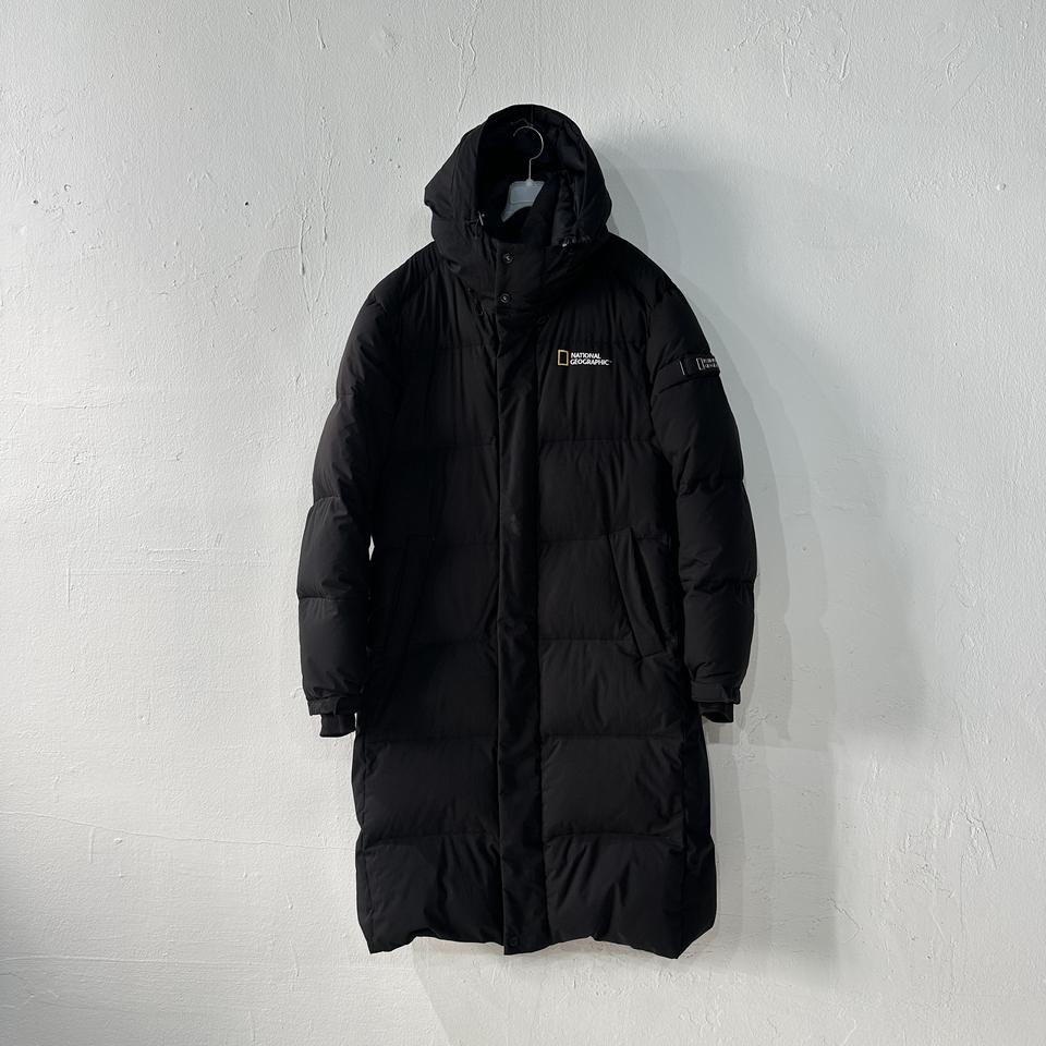 내셔널지오그래픽 빅로고 롱패딩 L