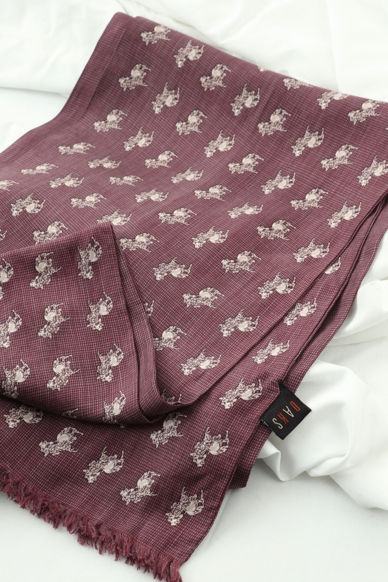 (F) 닥스 목도리 머플러 가볍 경량 패턴 고급 우아-2706