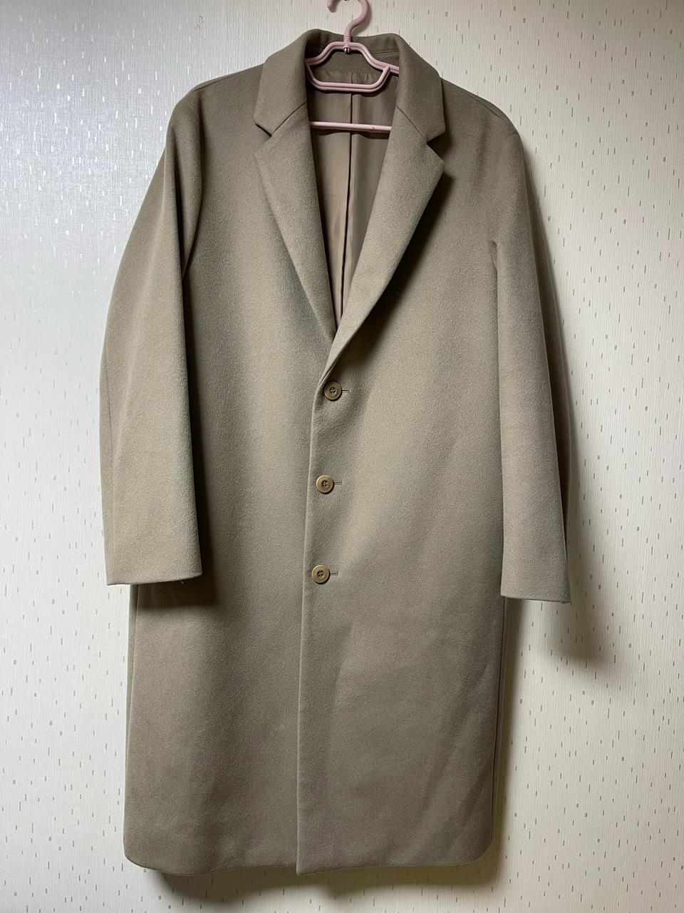 쿠어 정품 캐시미어20% 싱글코트 S