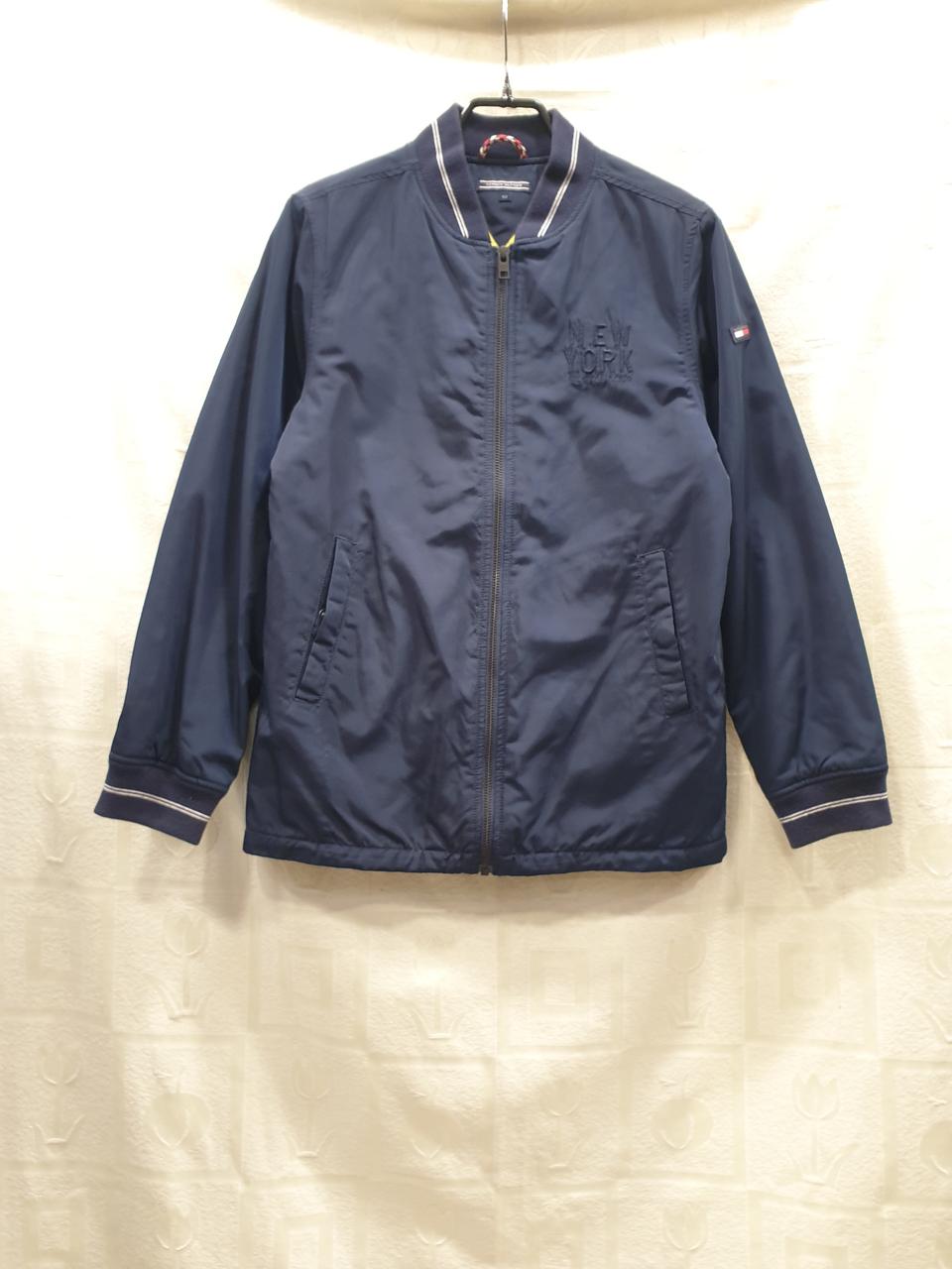 타미힐피거 키즈 누빔 블루종 자켓 코트 네이비 152