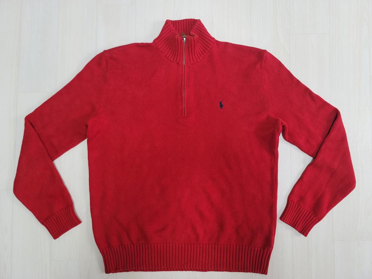 (M)폴로랄프로렌 하프집업 니트 긴팔티셔츠 입니다