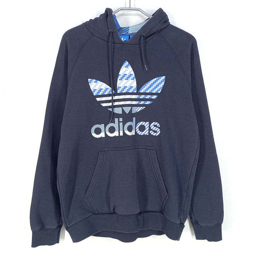 아디다스 남 ES OTH 안감기모 후드티 네이비100 (HU27202) 