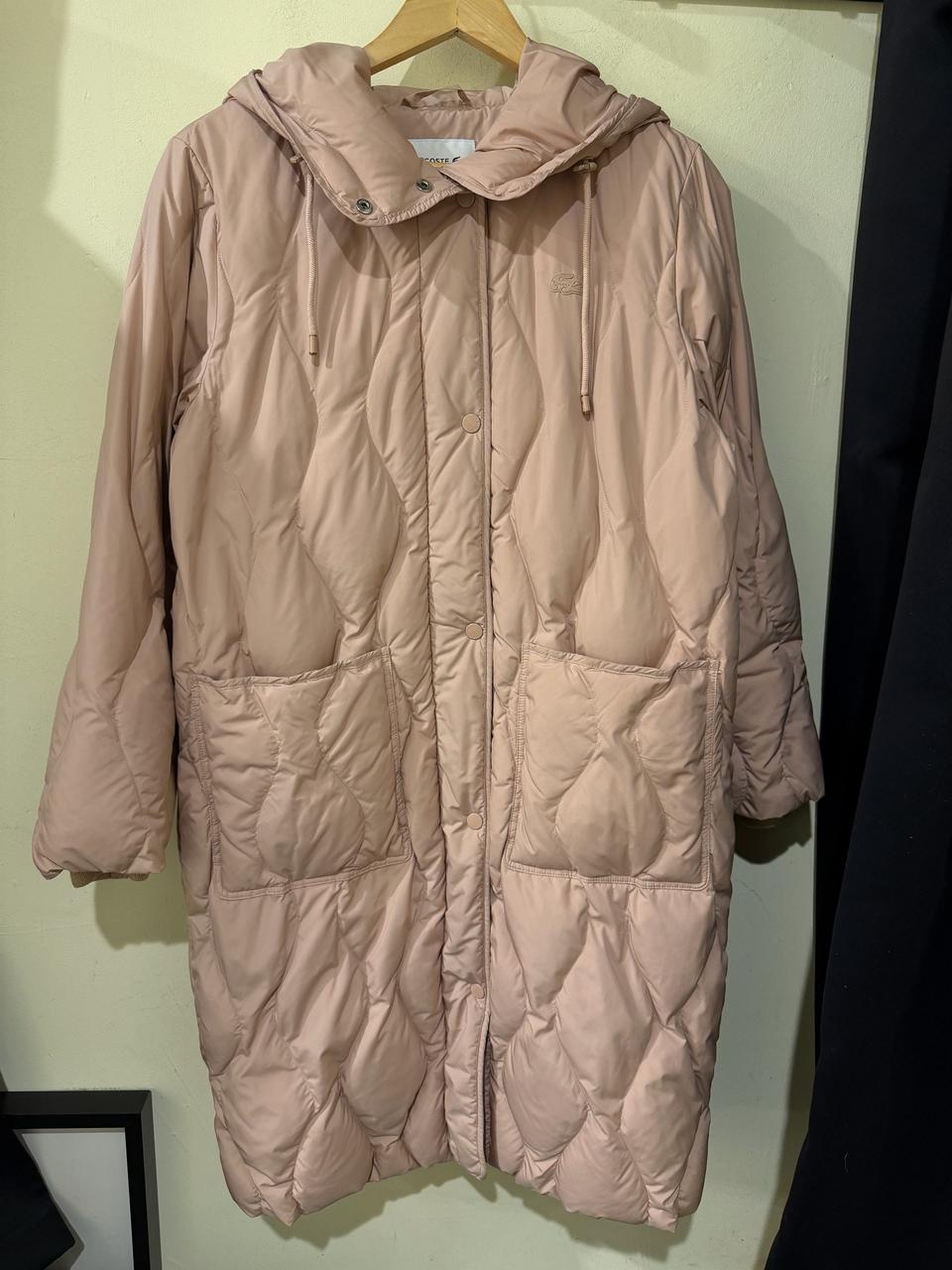 라코스테 구스 롱패딩