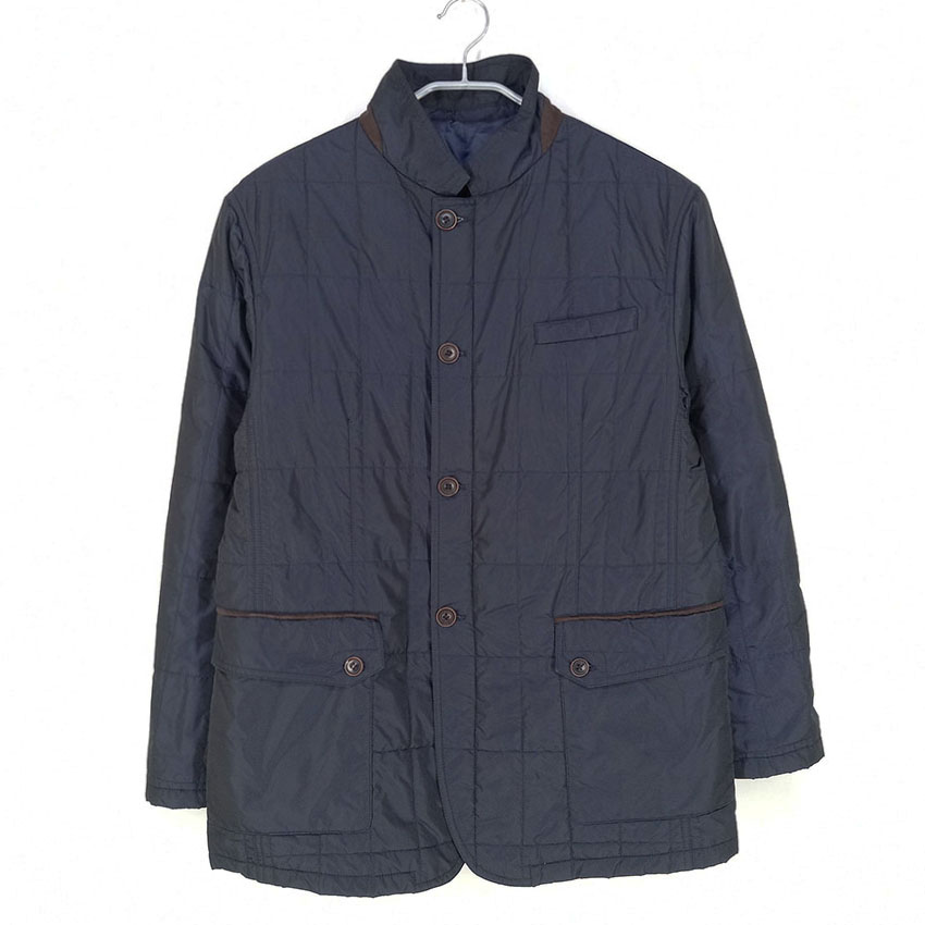 엘파마 남 웰론충전 글로시 경량집업자켓 네이비100 (HU27235)