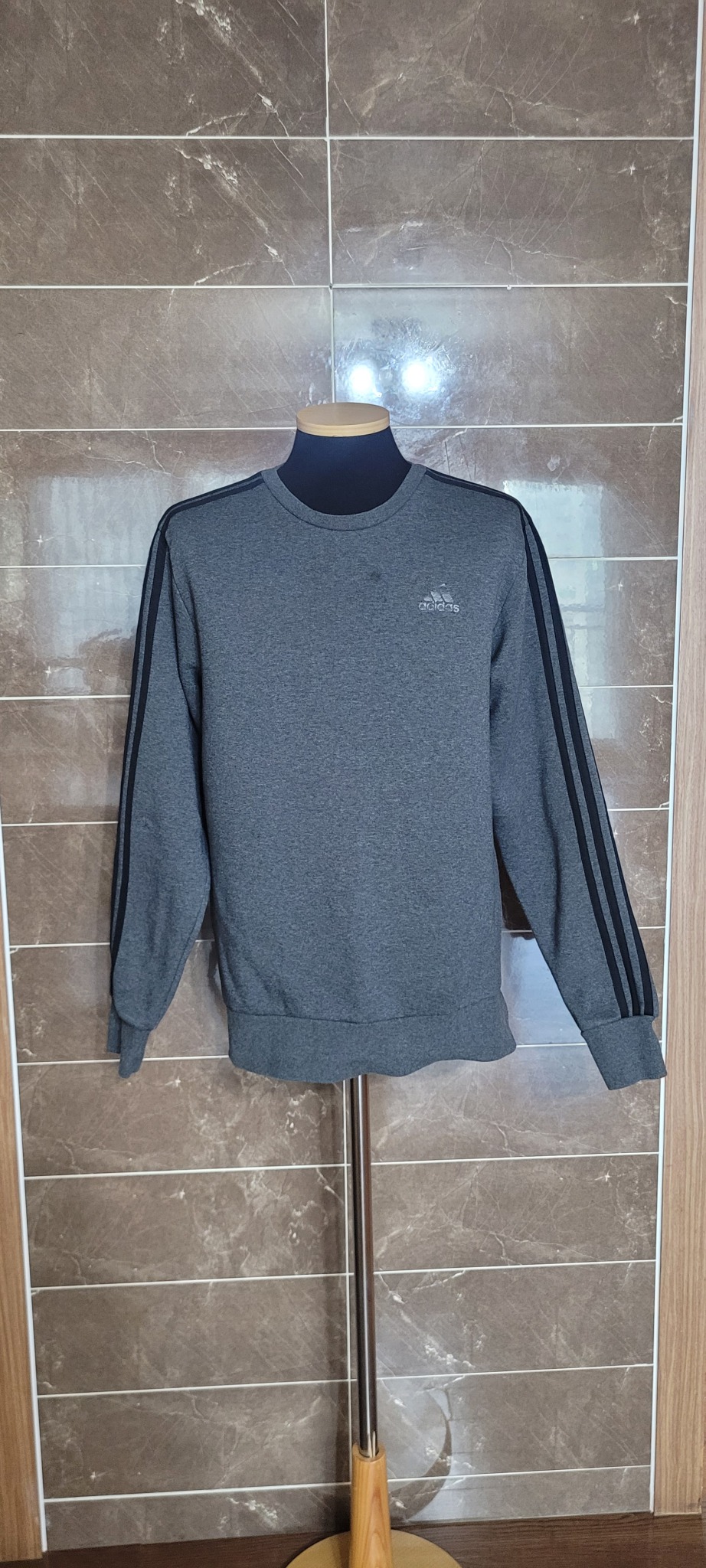 (남성100사이즈) 아디다스 맨투맨(기모)