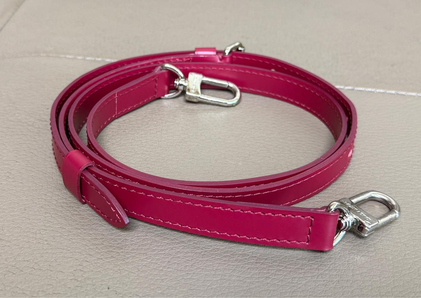 루이비통 레더 스트랩 버건디