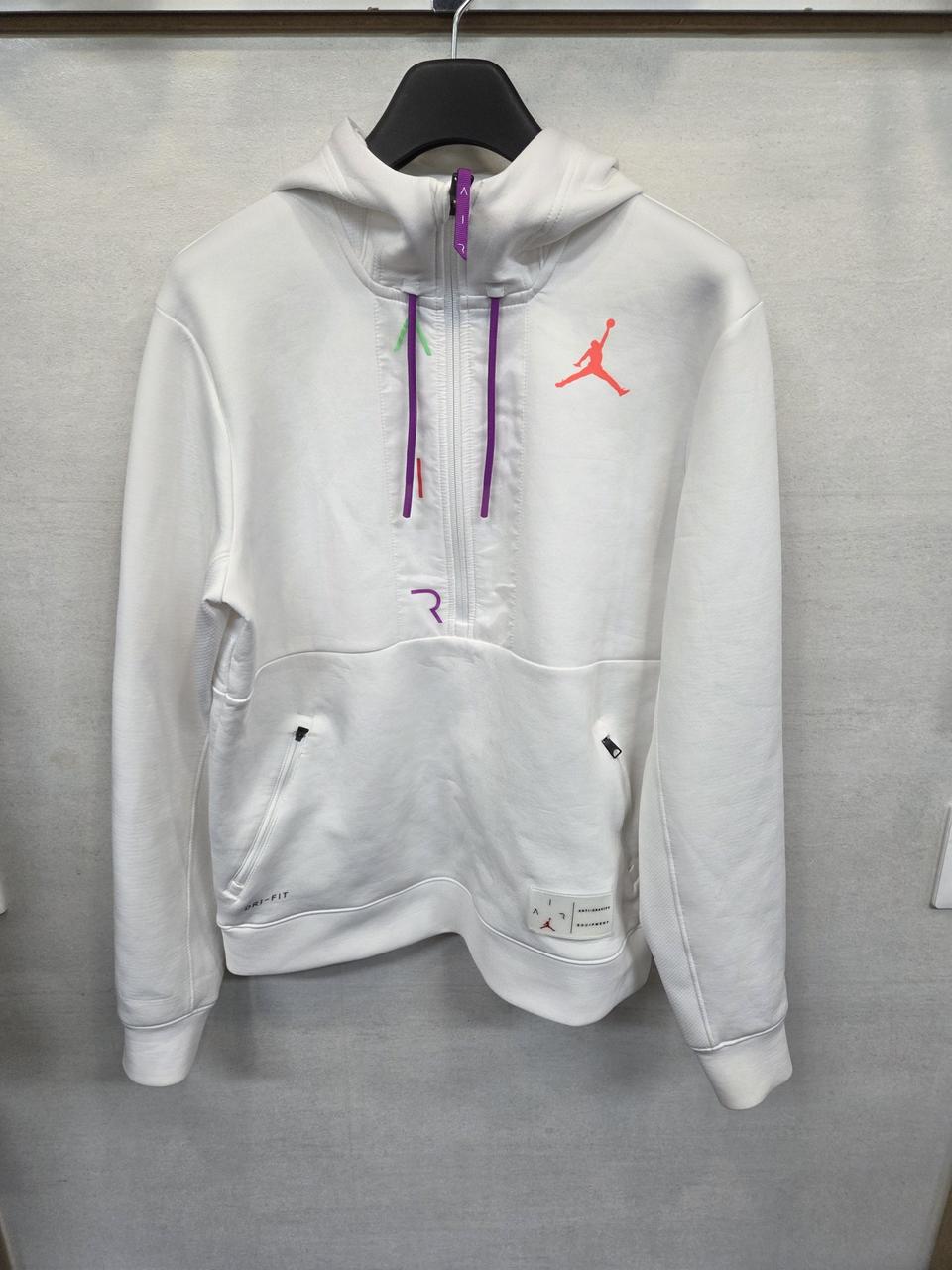 조던 에어플리스 아노락 후드티 m