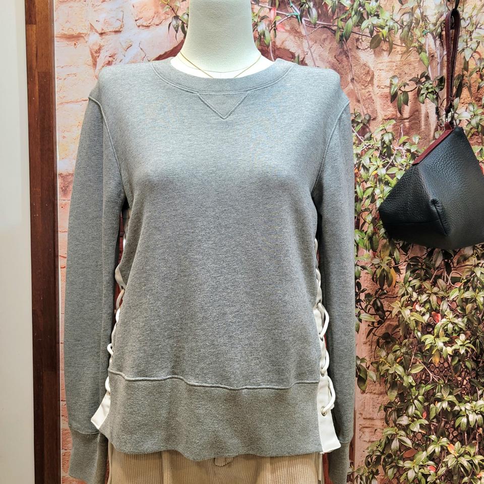 산드로 레이스업 스웻 맨투맨