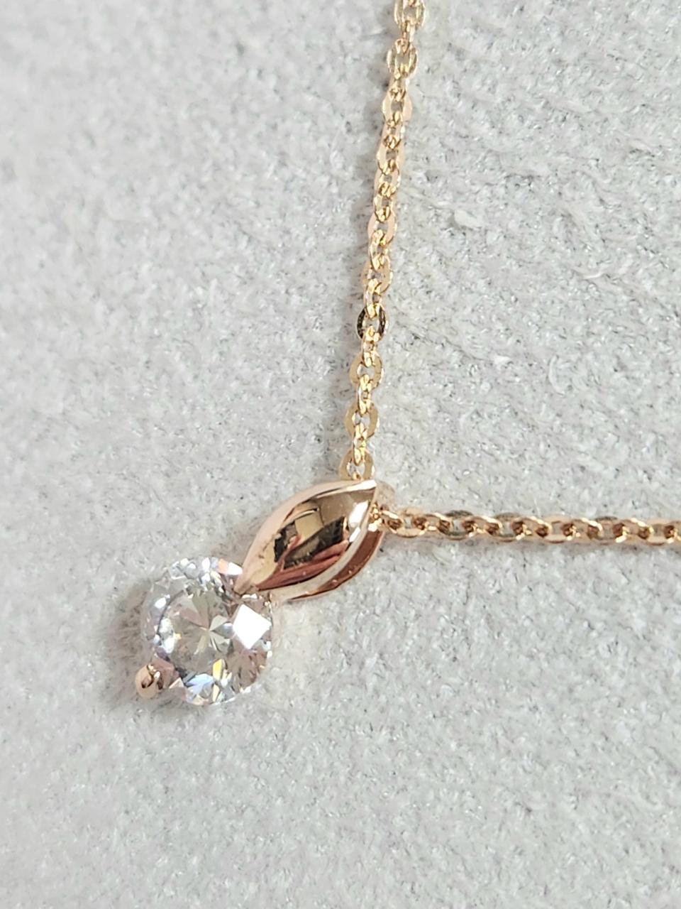 18k.랩다이아.목걸이.VVS1.새상품