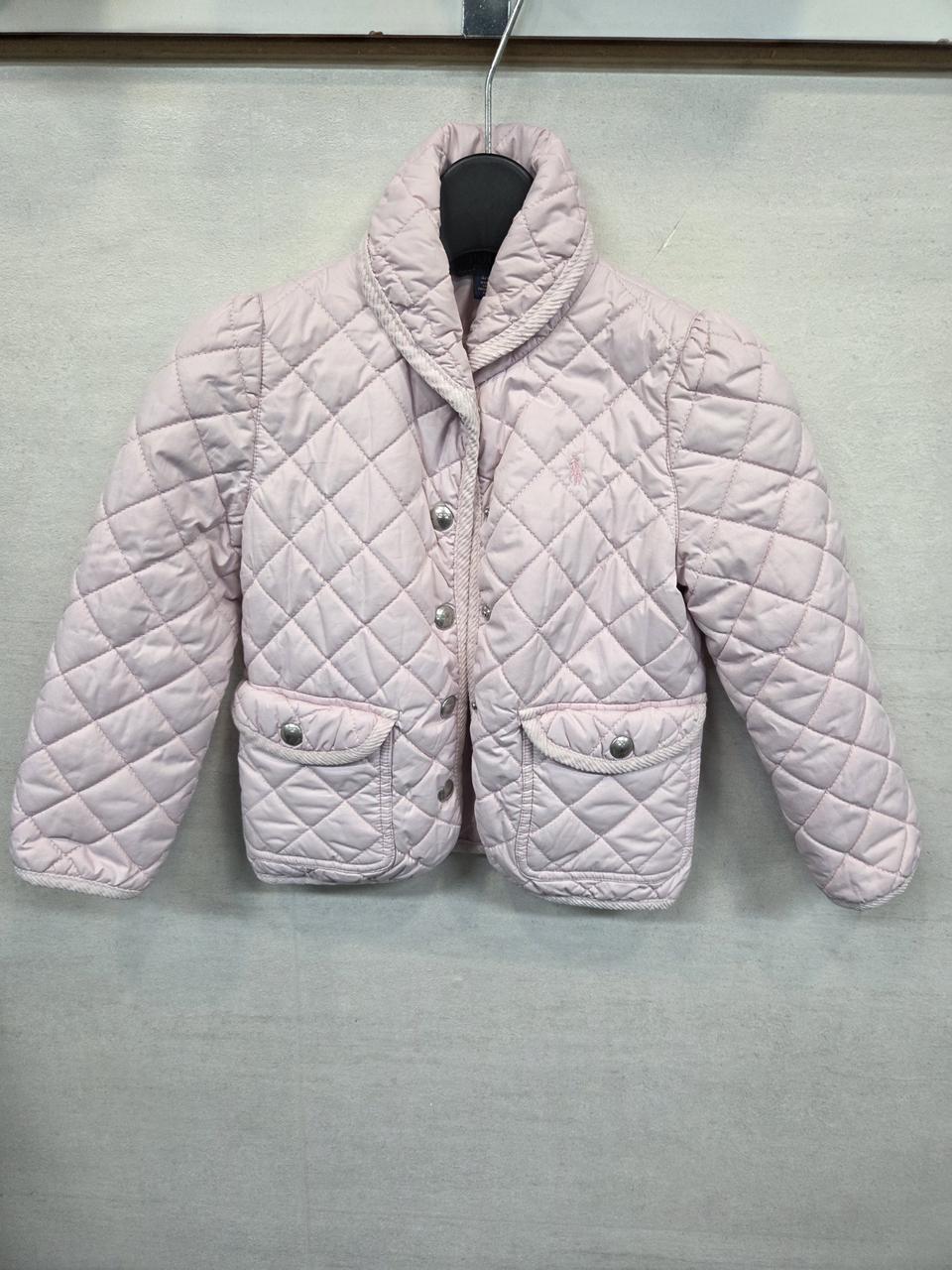 폴로랄프로렌 키즈 퀄팅 자켓 4 딸기우유 핑크