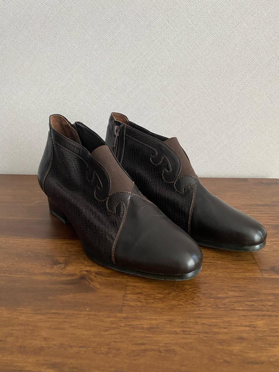 클라우드 천연 가죽 웨스턴스타일 부띠(235)