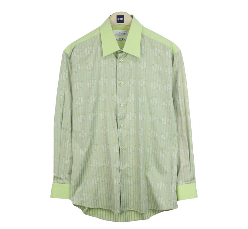 19413 에스티듀퐁 긴팔 셔츠 105 남자 캐주얼 와이셔츠 브랜구제