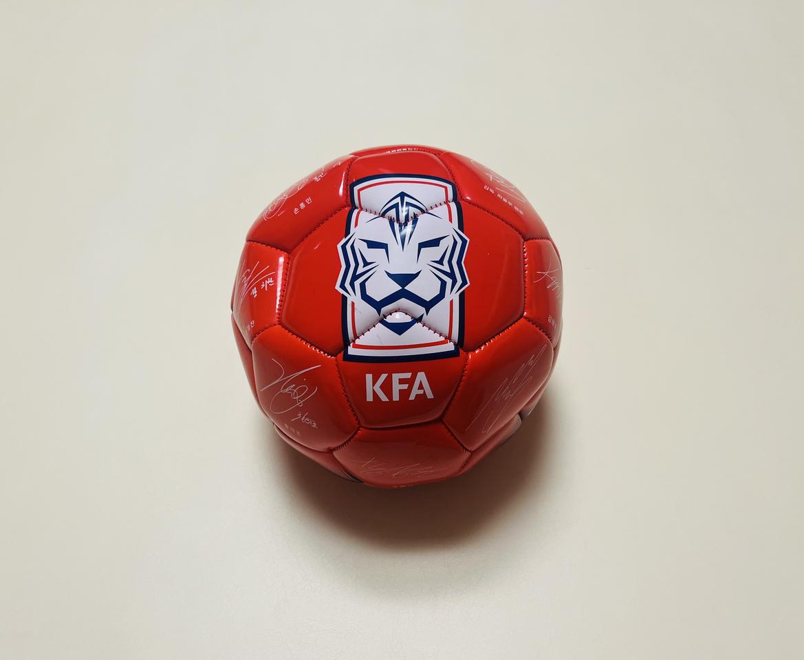 KFA 대한민국 축구 국가대표팀 축구볼(사인볼)