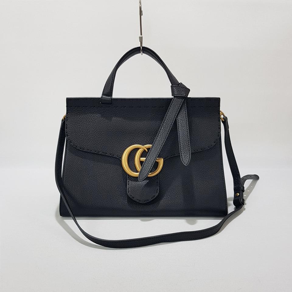 정품) 구찌 GG 마몬트 스몰 탑핸들 숄더백 421890