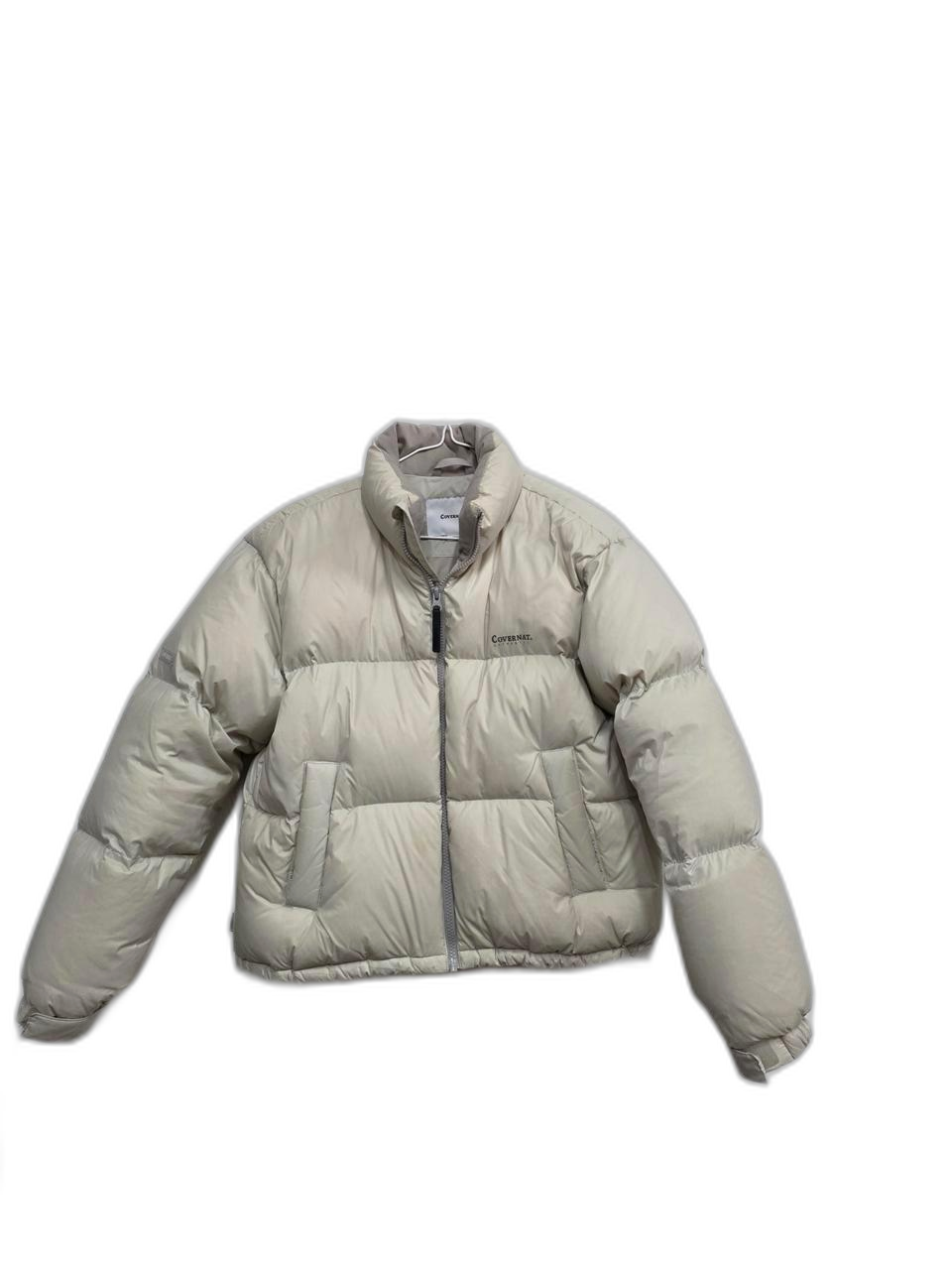 커브낫 연한그레이색상 다운숏패딩55~날씬66