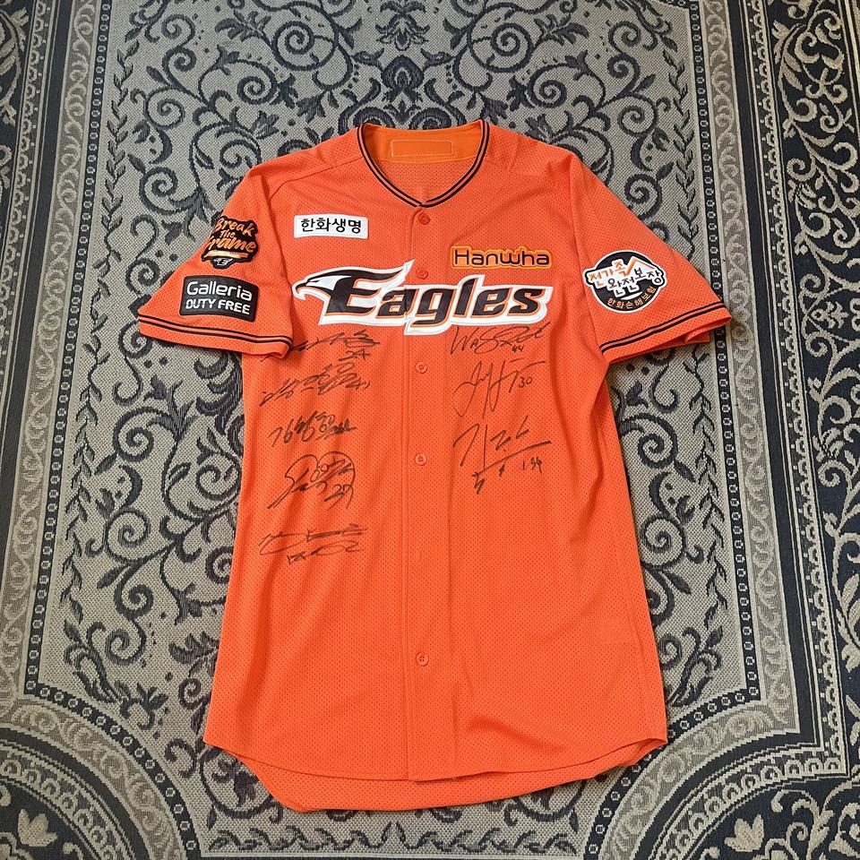 한화이글스 코치 실착 유니폼/W2398