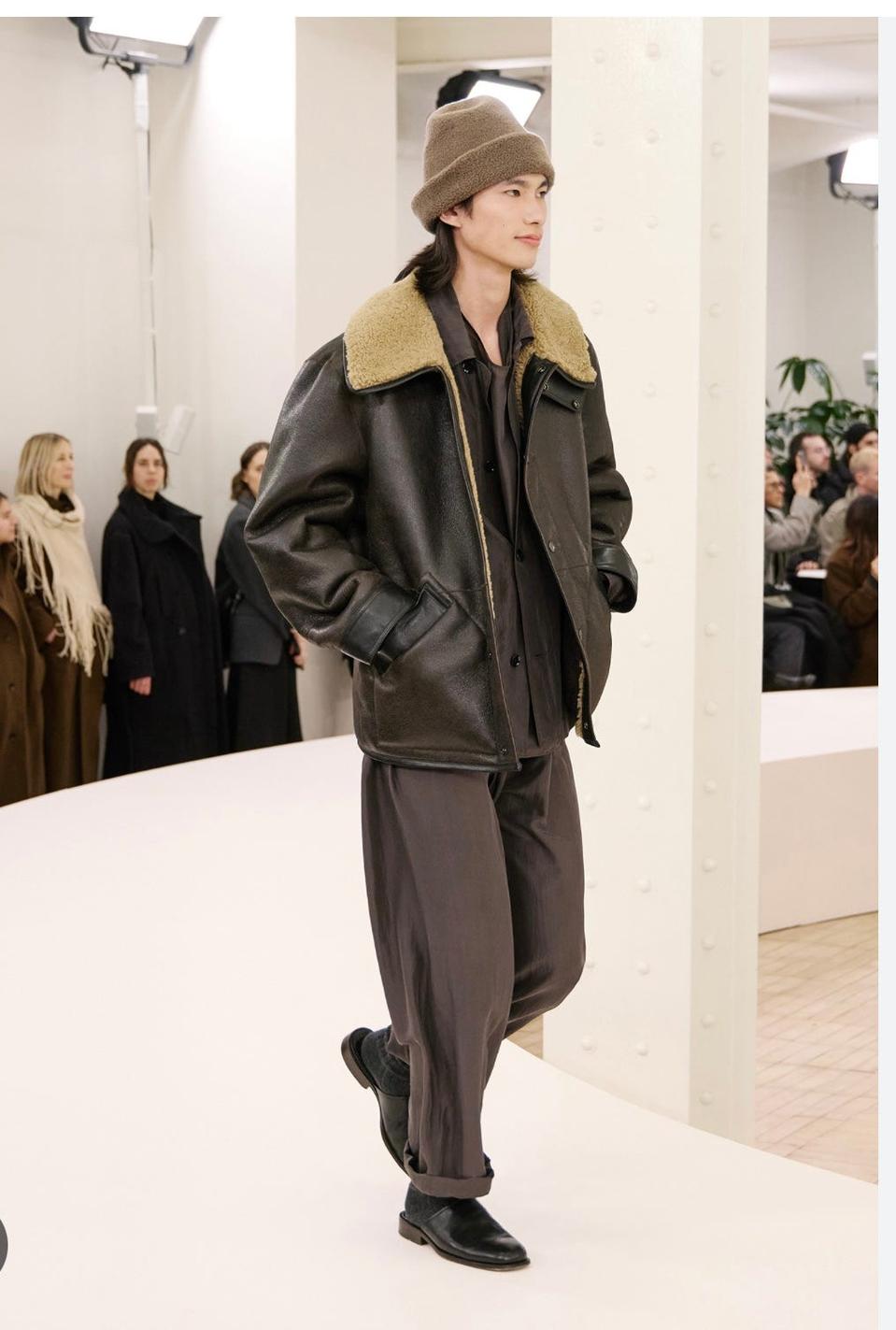 새상품) 르메르 25 f/w 시어링 에스프레소 코트 자켓