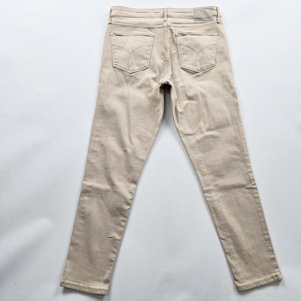 캘빈클라인 베이지 슬림 스판 사이즈30 R3496