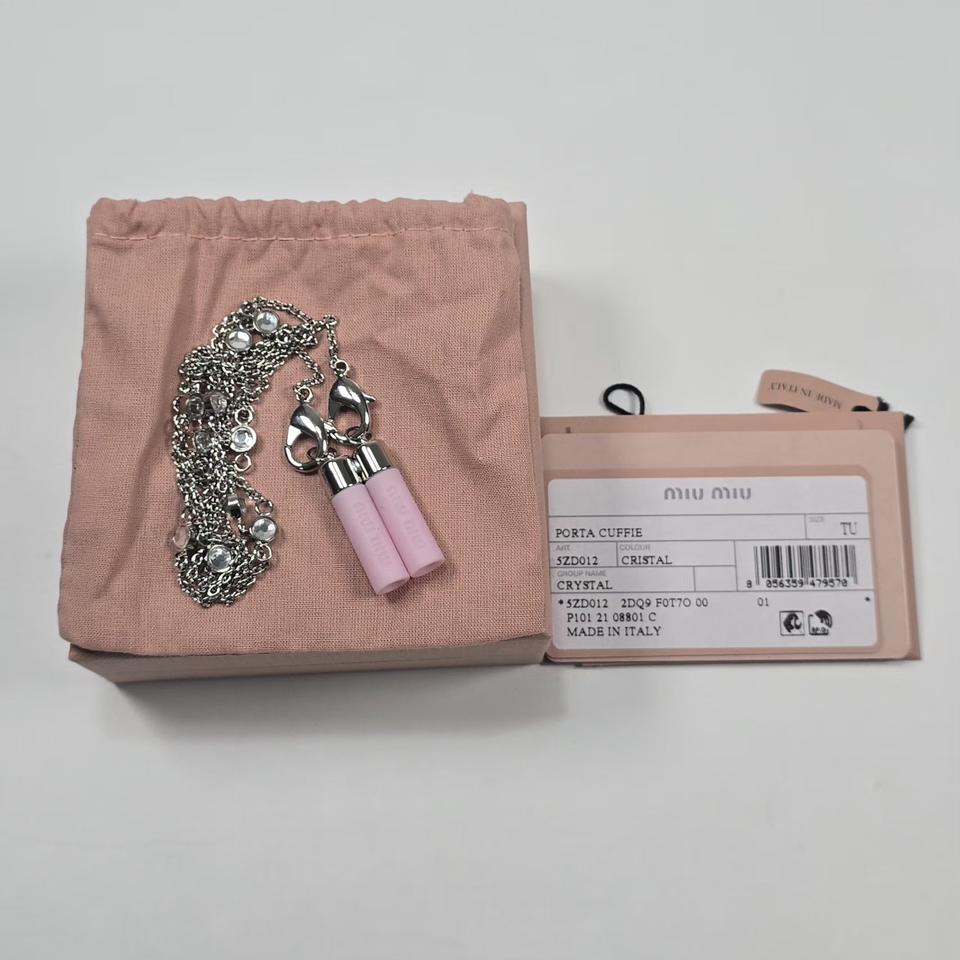 미우미우 에어팟 체인 파이널 셀 목걸이