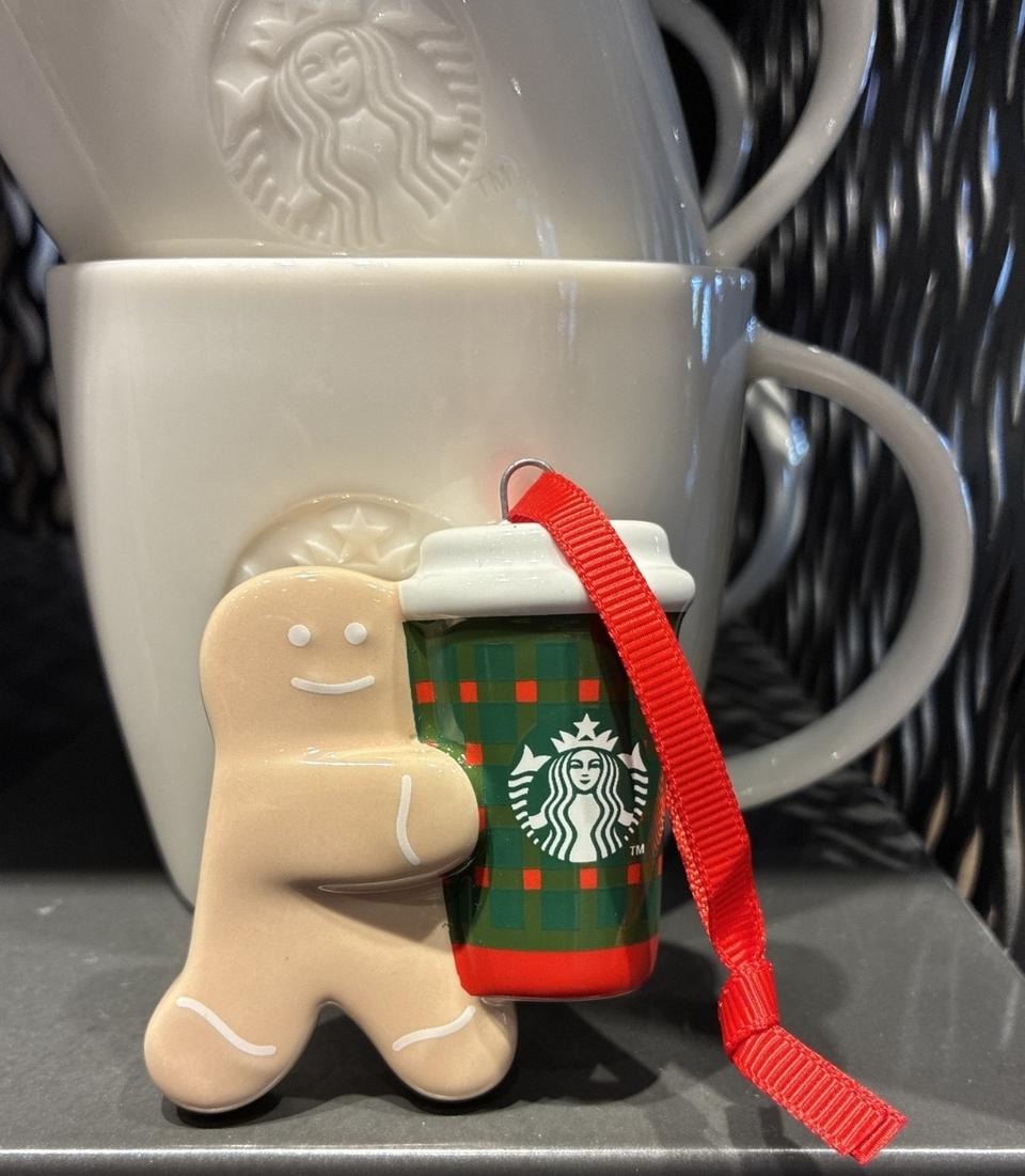 일본 스타벅스 2025 진저브레드맨 오너먼트