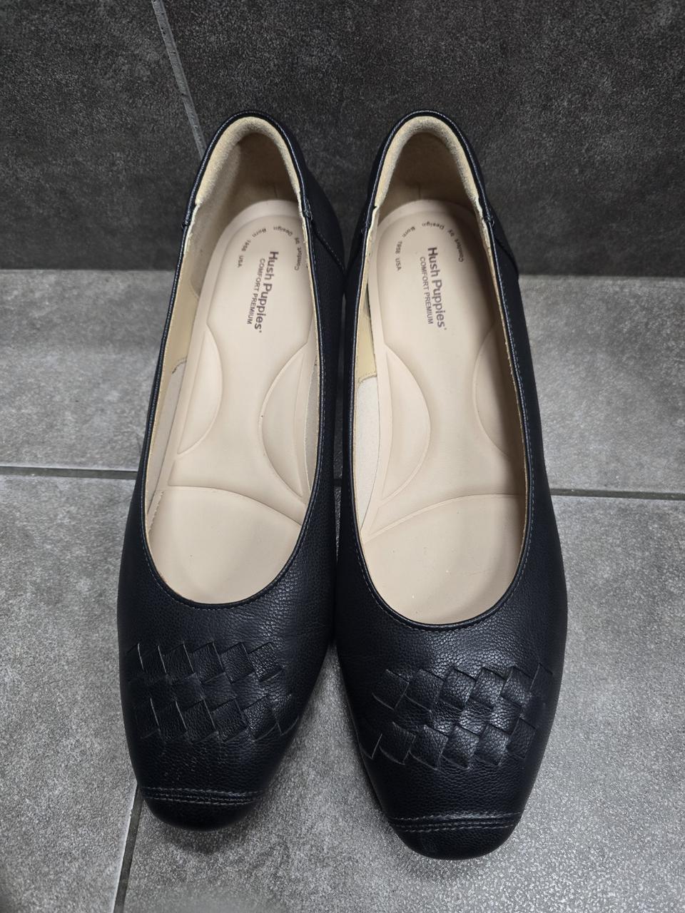 허쉬파피 심플 웨지힐 컴포트 펌프스 250(굽4센티)