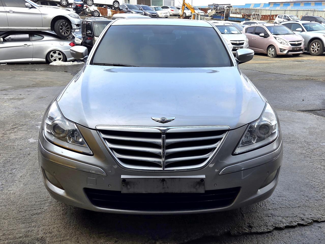 제네시스BH 폐차로 부품팝니다 은색 전기형