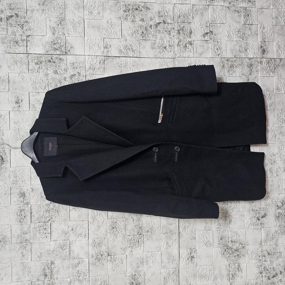 마쥬maje 블랙 울코트