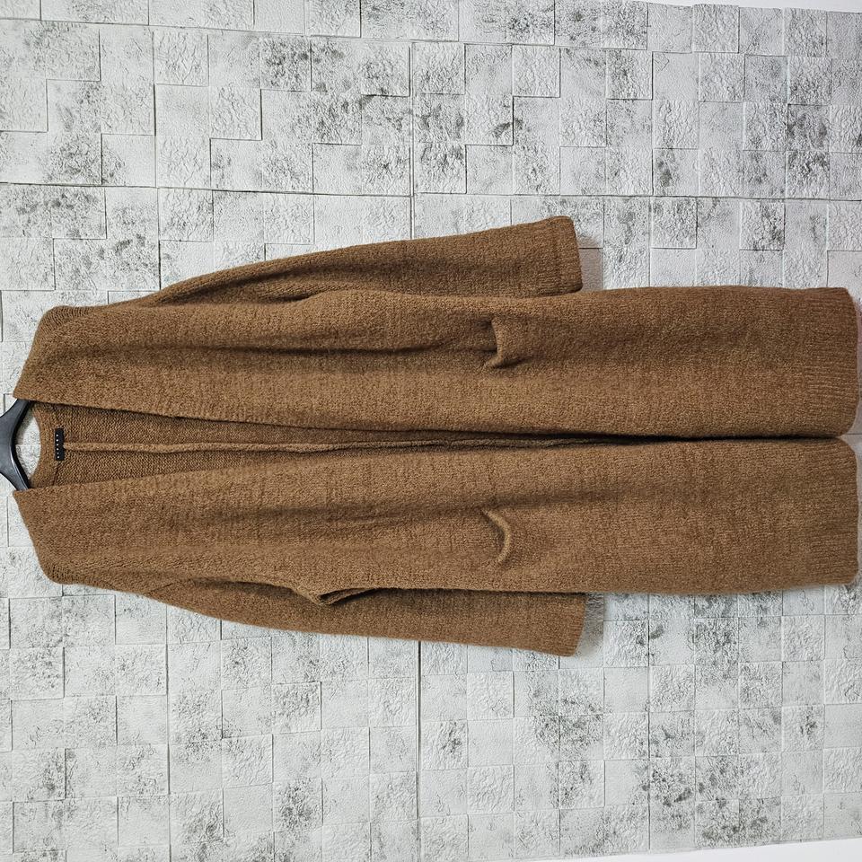 시슬리 울혼방 오픈 롱니트 가디건