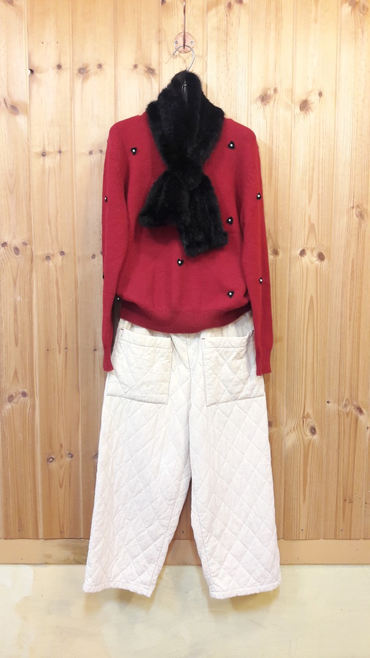 * 코사지 천연 밍크머플러 (새상품)*