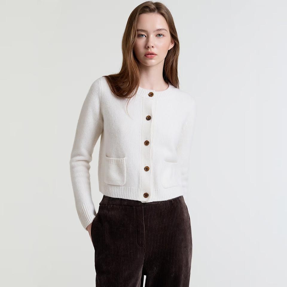 아떼 24 캐시미어100% 크롭 가디건