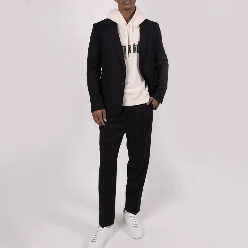 아미 AMI 네이비 울 트라우저